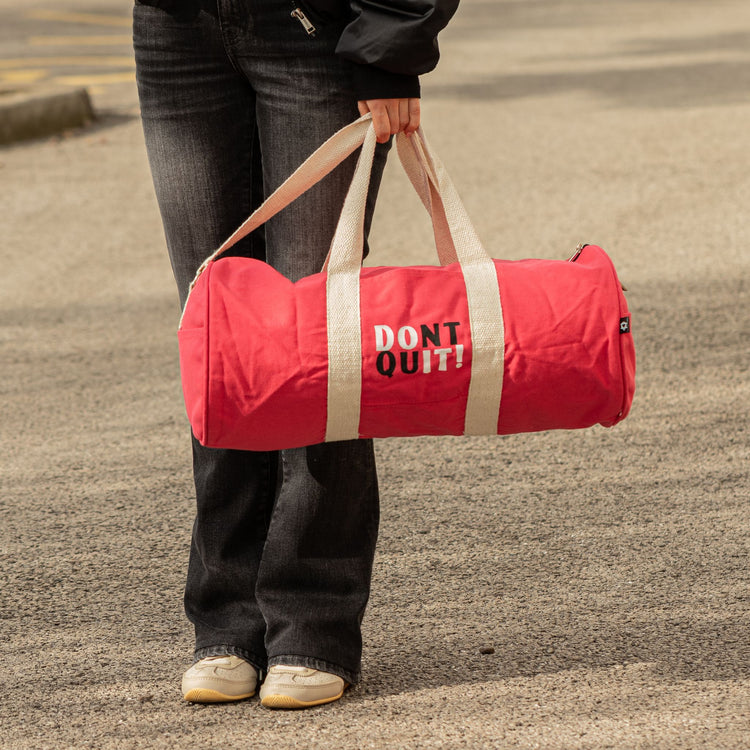 Bolsa de deporte «No te rindas» - Rosa cereza