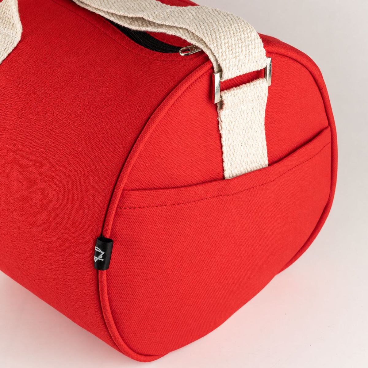 Bolsa de deporte de algodón canvas - Roja