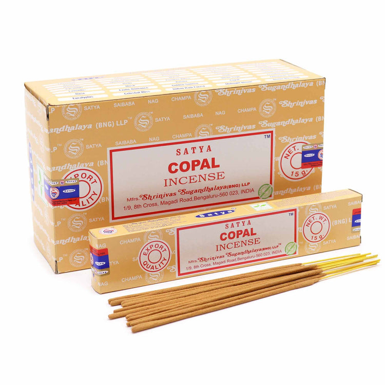 Incienso Satya Copal – Varillas, 15 g