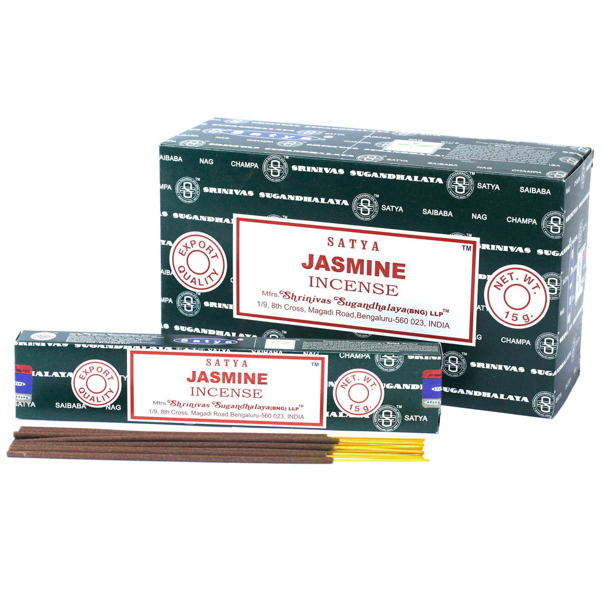 Incienso Satya Jazmín – Varillas, 15 g