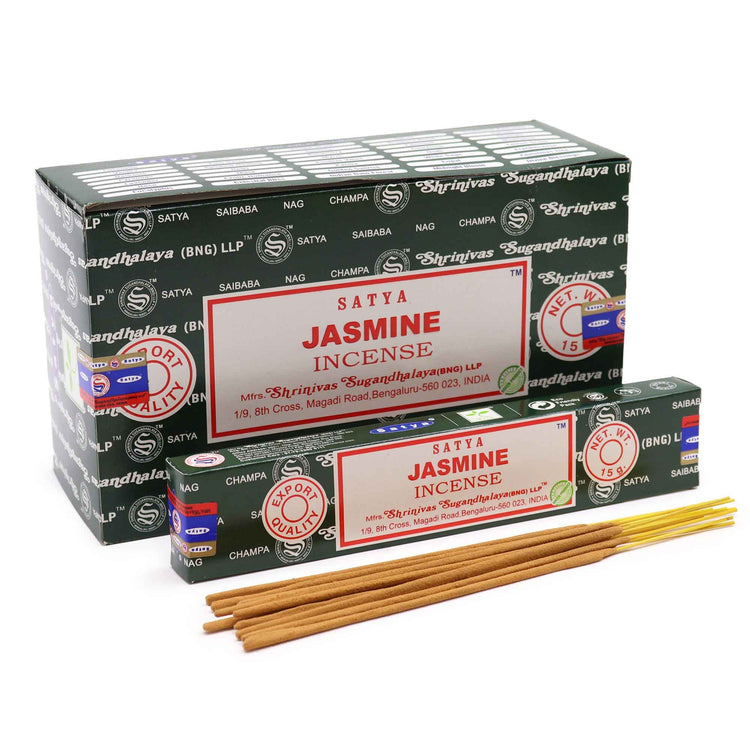 Incienso Satya Jazmín – Varillas, 15 g