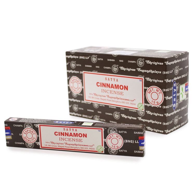 Incienso Satya Canela – Varillas, 15 g