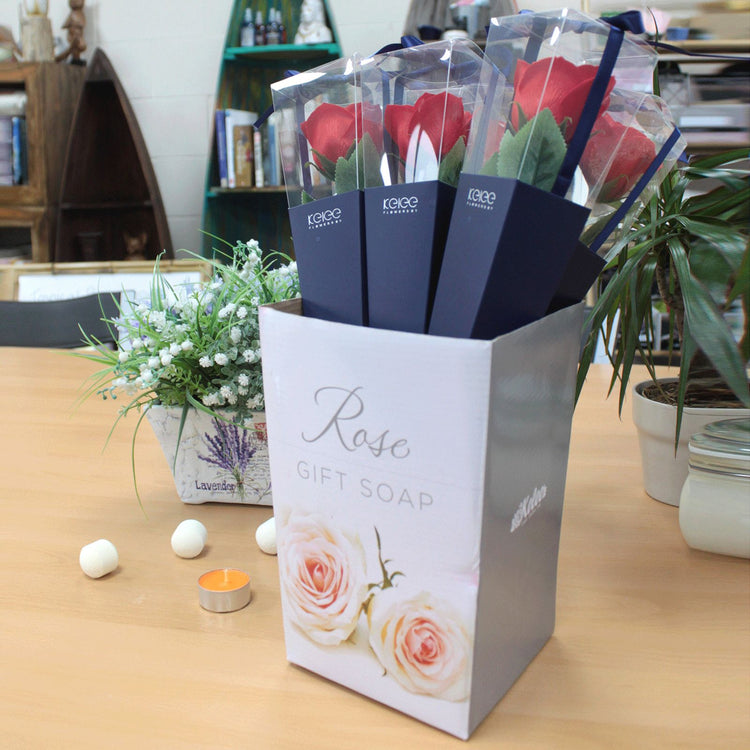 Display para rosas individuales