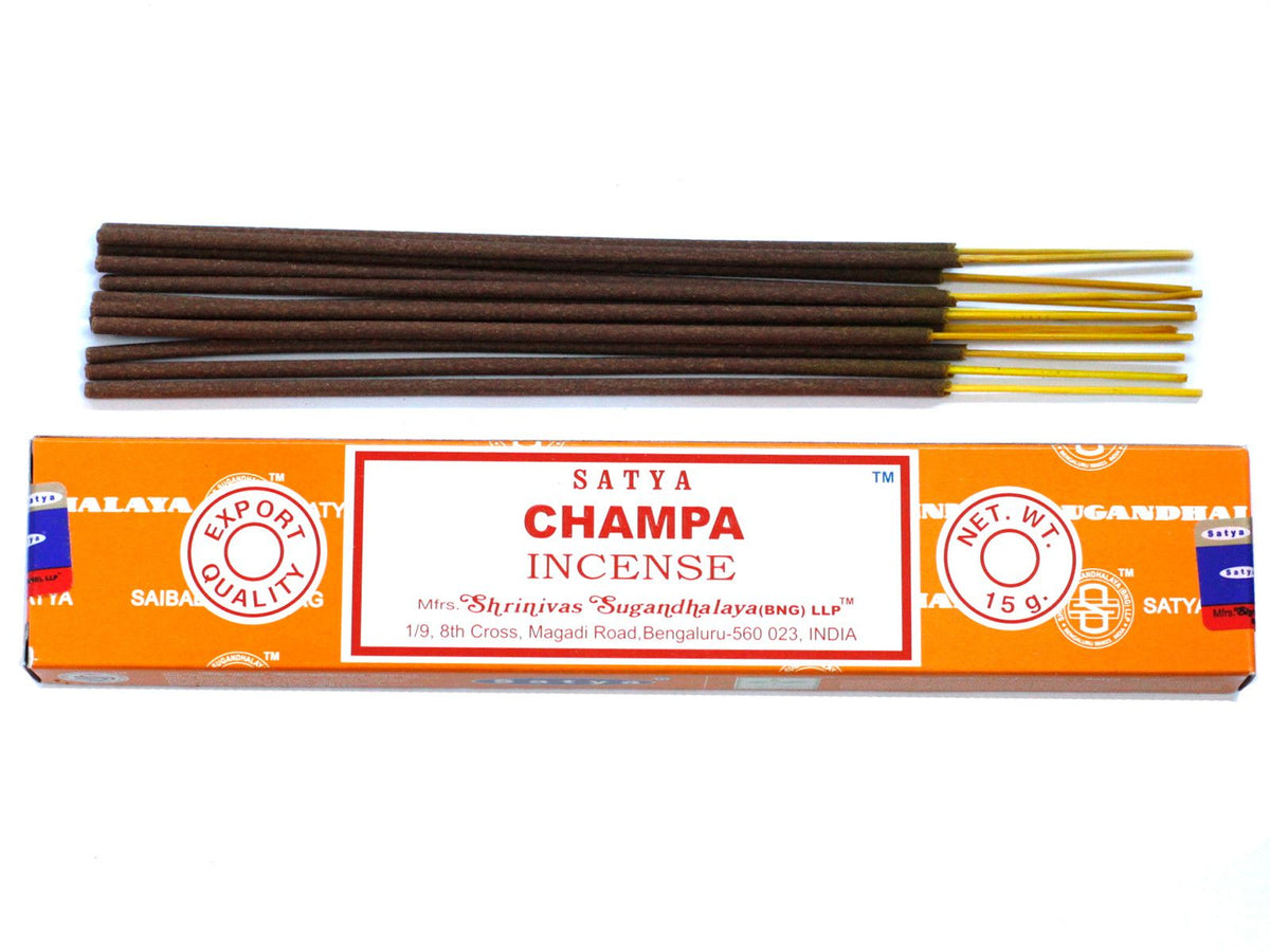 Incienso Satya Champa – Varillas, 15 g
