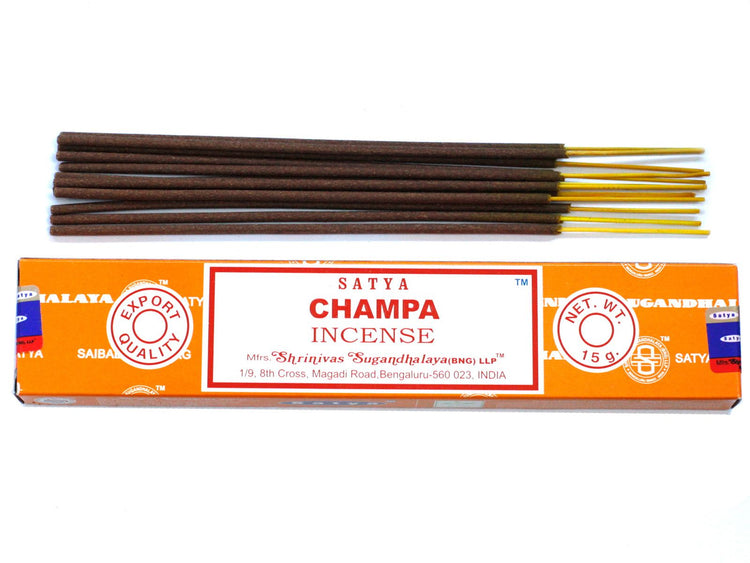 Incienso Satya Champa – Varillas, 15 g