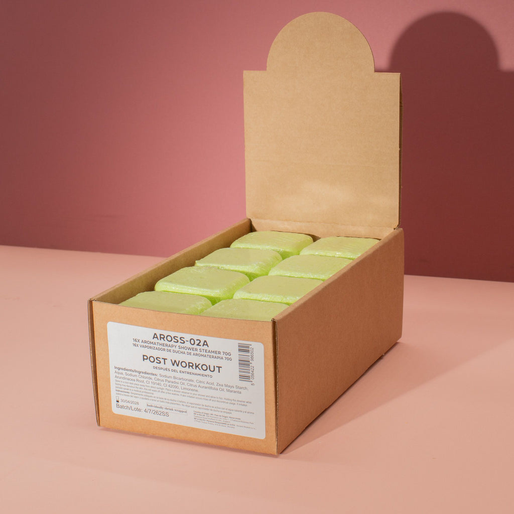 Vaporizador de Ducha de Aromaterapia 80g - Post-Entrenamiento