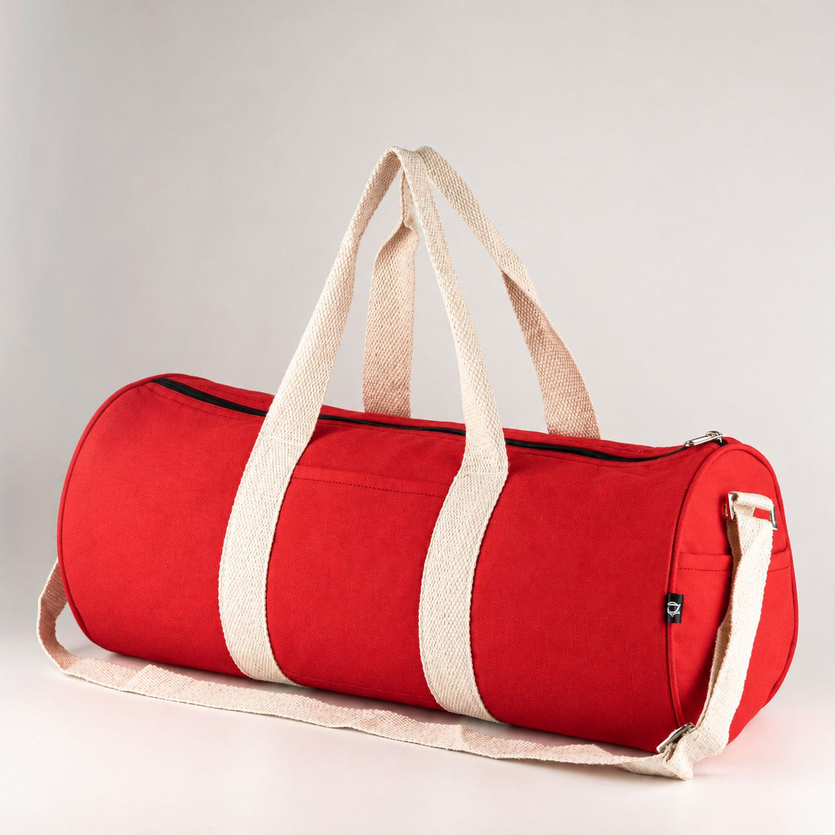 Bolsa de deporte de algodón canvas - Roja