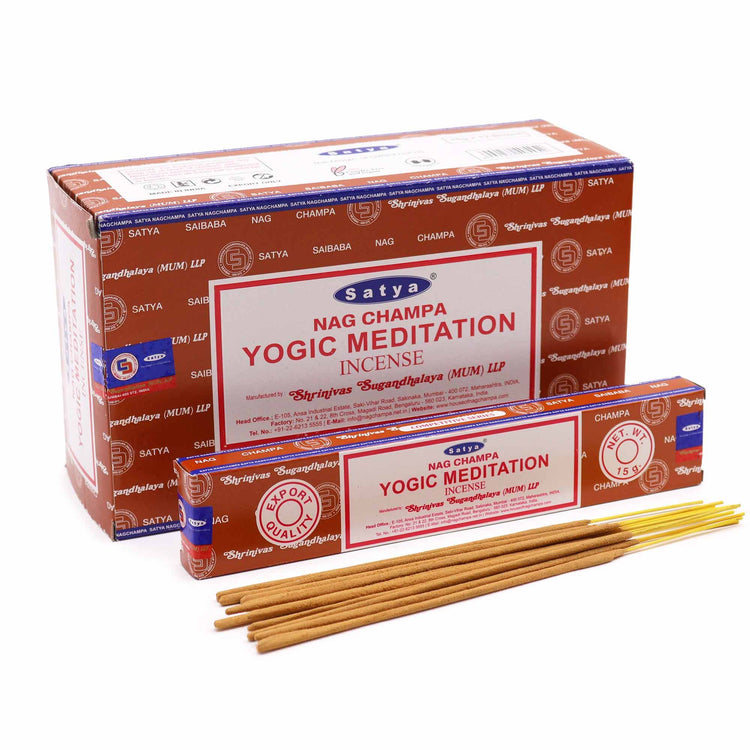 Incienso Satya Yogic Meditation – Varillas, 15 g