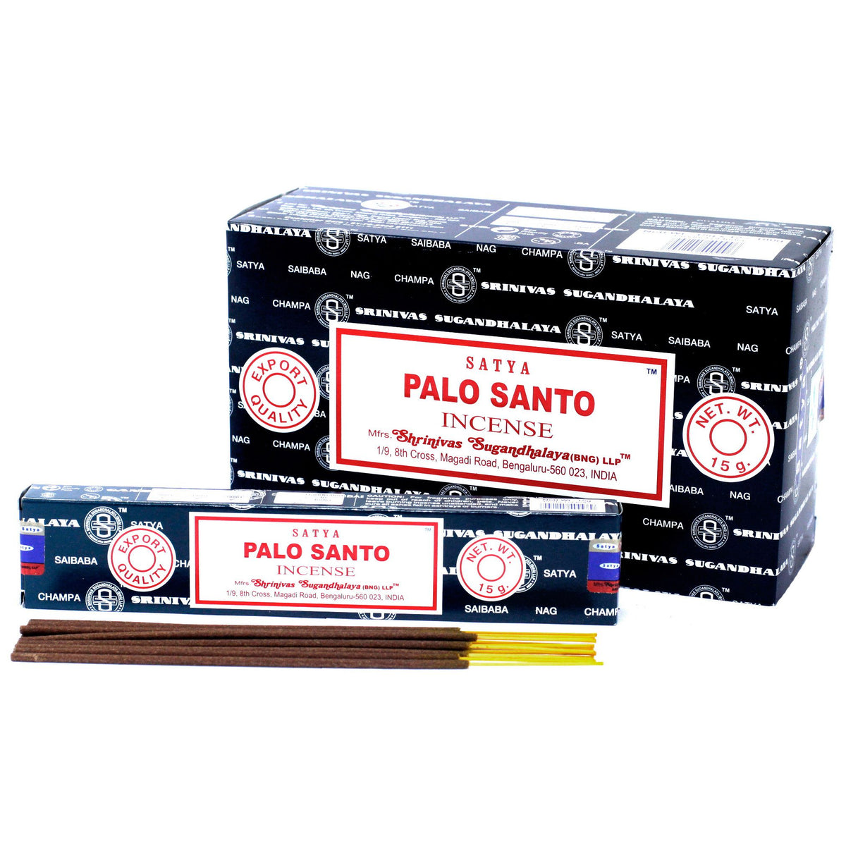 Incienso Satya Palo Santo – Varillas, 15 g