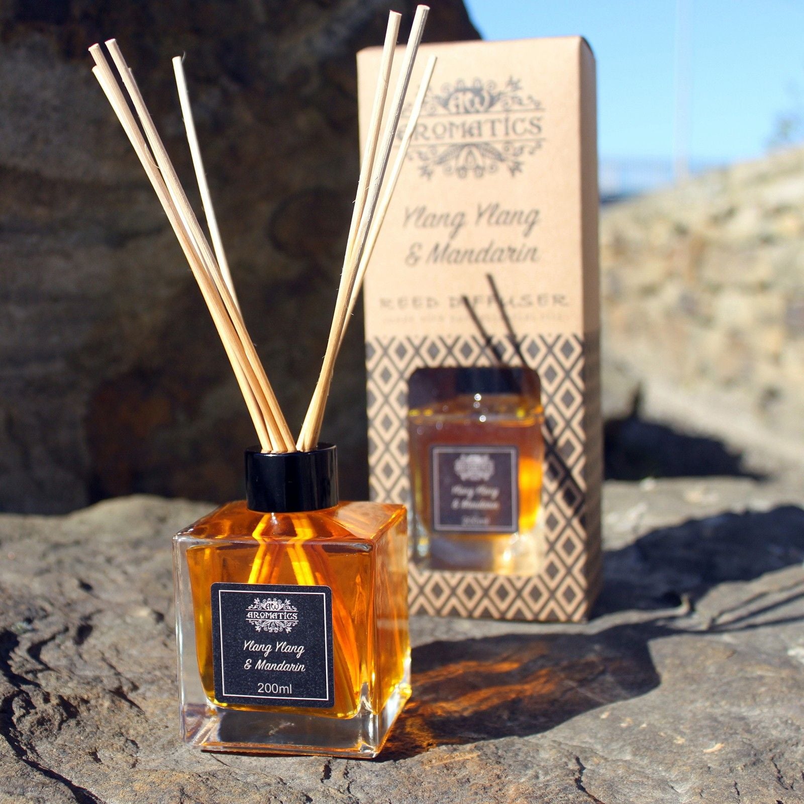 Difusor de Varillas con Aceites Esenciales - Lavanda y hinojo