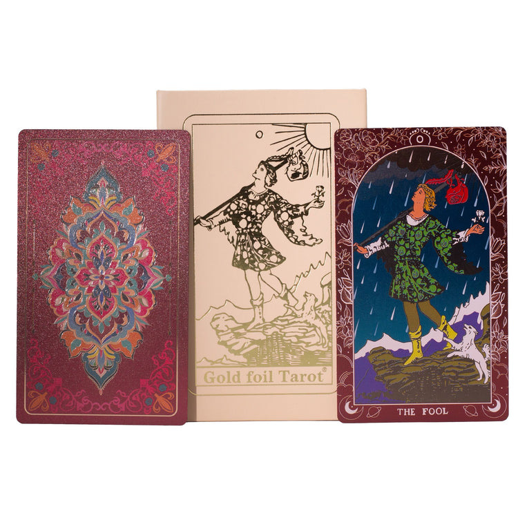 Tarot con lámina rubí – Con folleto y caja rosa