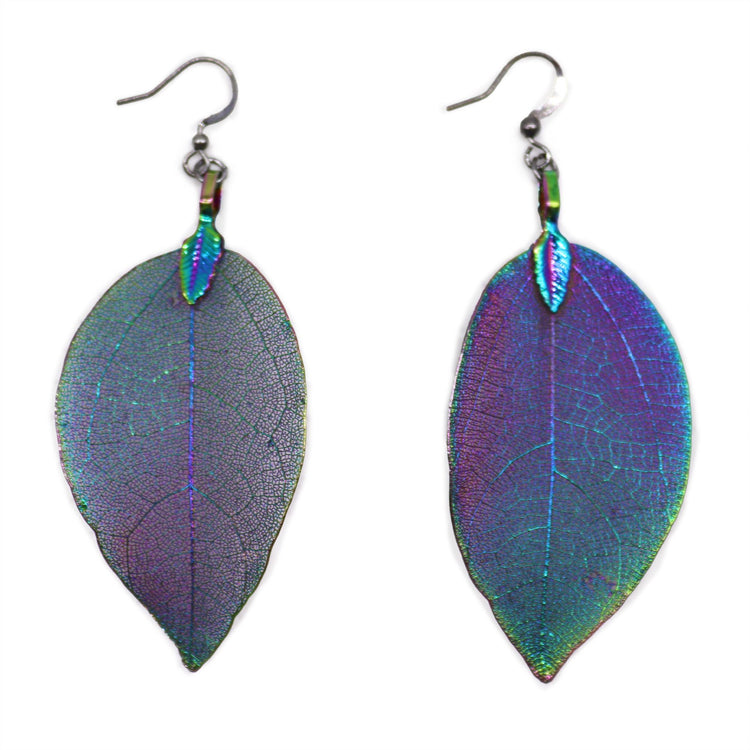 Pendientes de Hoja Multicolor