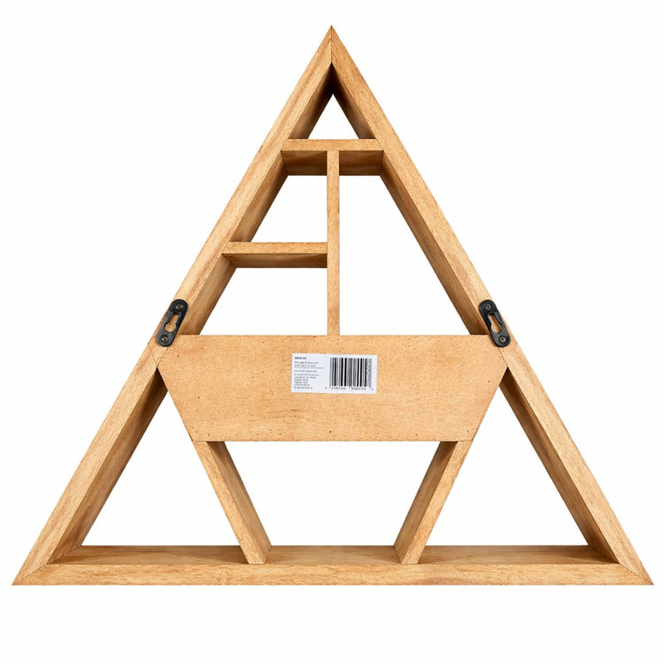 Estante de pared triangular con cajón