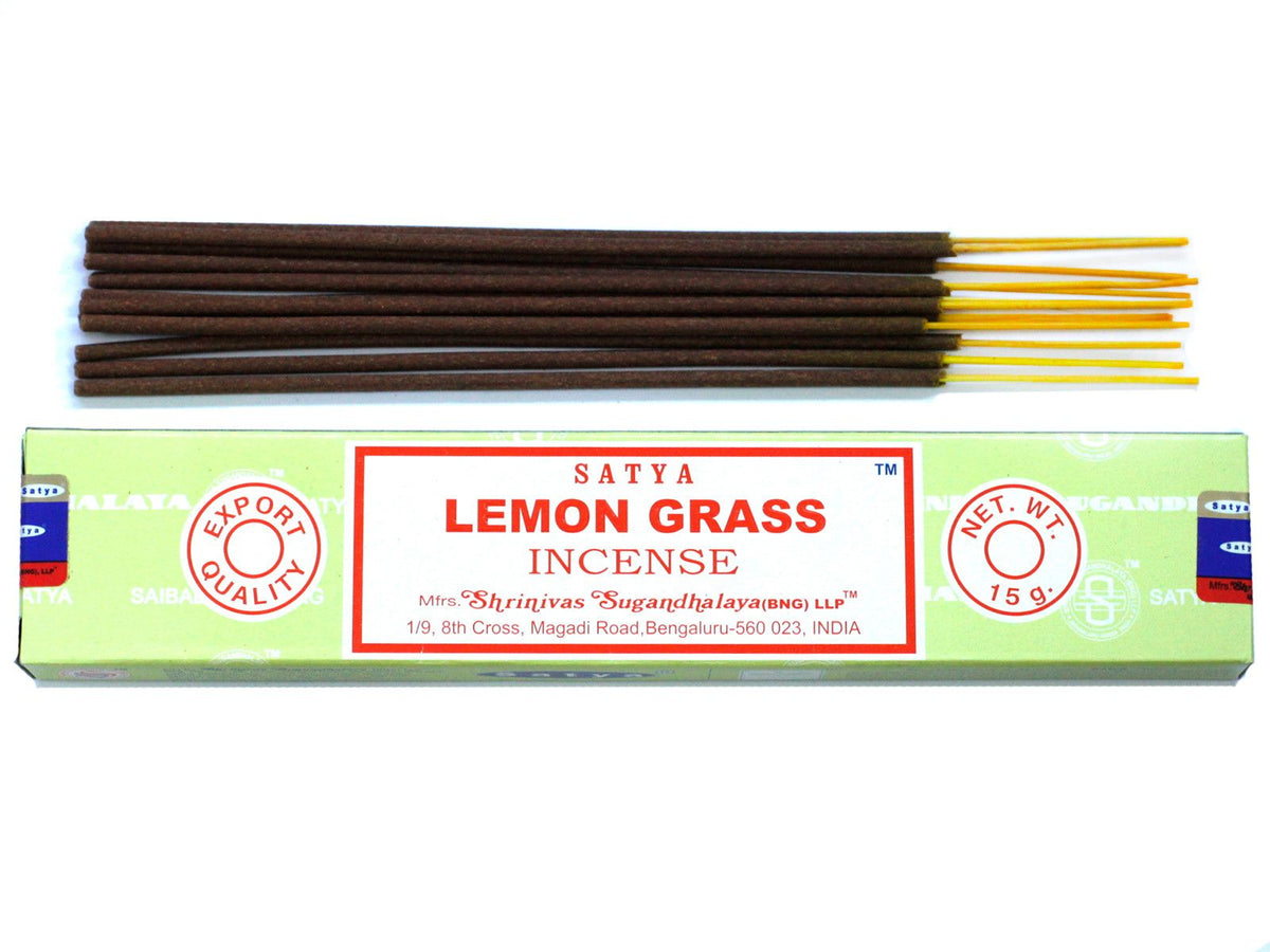 Incienso Satya Hierba de Limón – Varillas, 15 g