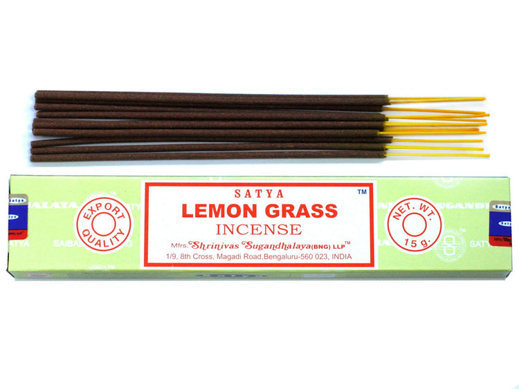 Incienso Satya Hierba de Limón – Varillas, 15 g