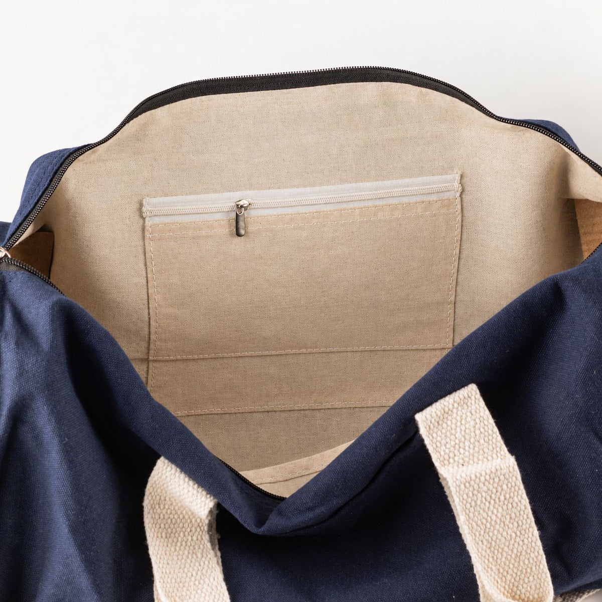Bolsa de deporte de algodón canvas - Azul marino