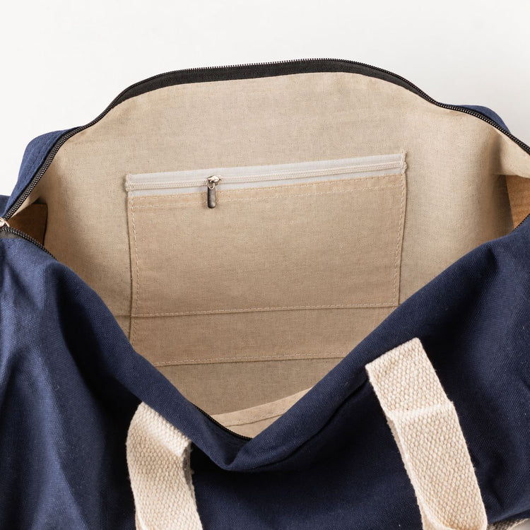 Bolsa de deporte de algodón canvas - Azul marino
