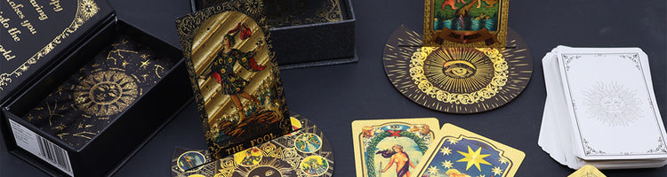 Tarot con lámina rubí – Con folleto y caja rosa