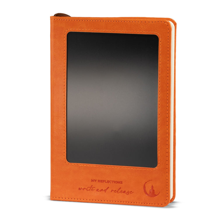 Cuaderno A5 con pantalla LCD borrable – Naranja, 80 hojas