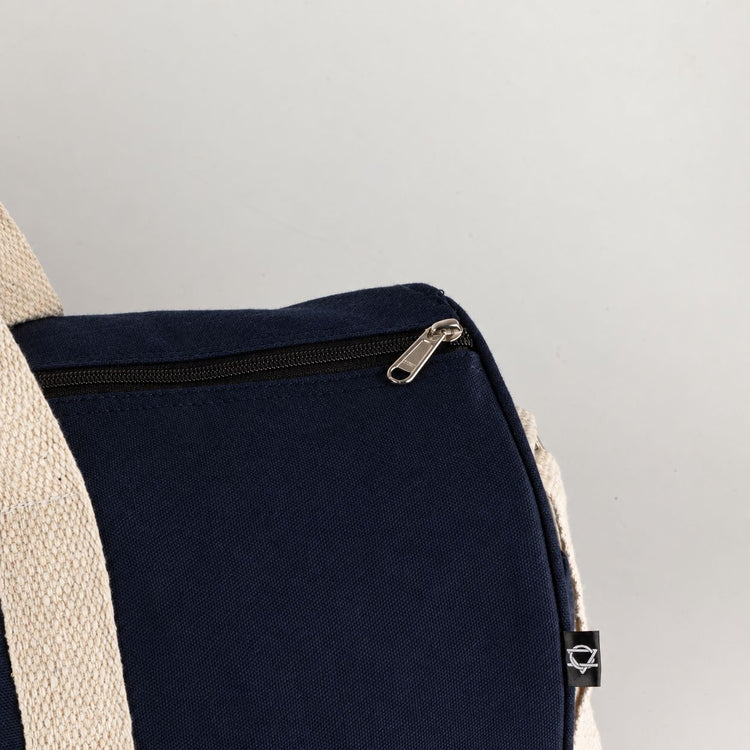 Bolsa de deporte de algodón canvas - Azul marino