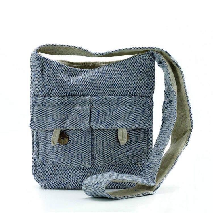 Bolso mediano de dos bolsillos – Vaquero Denim