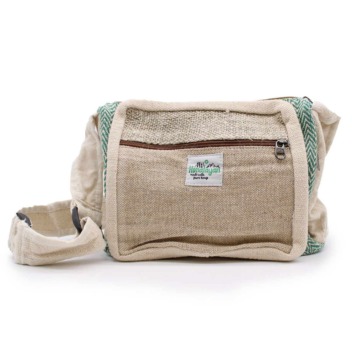 Bolso Messenger de cáñamo y algodón