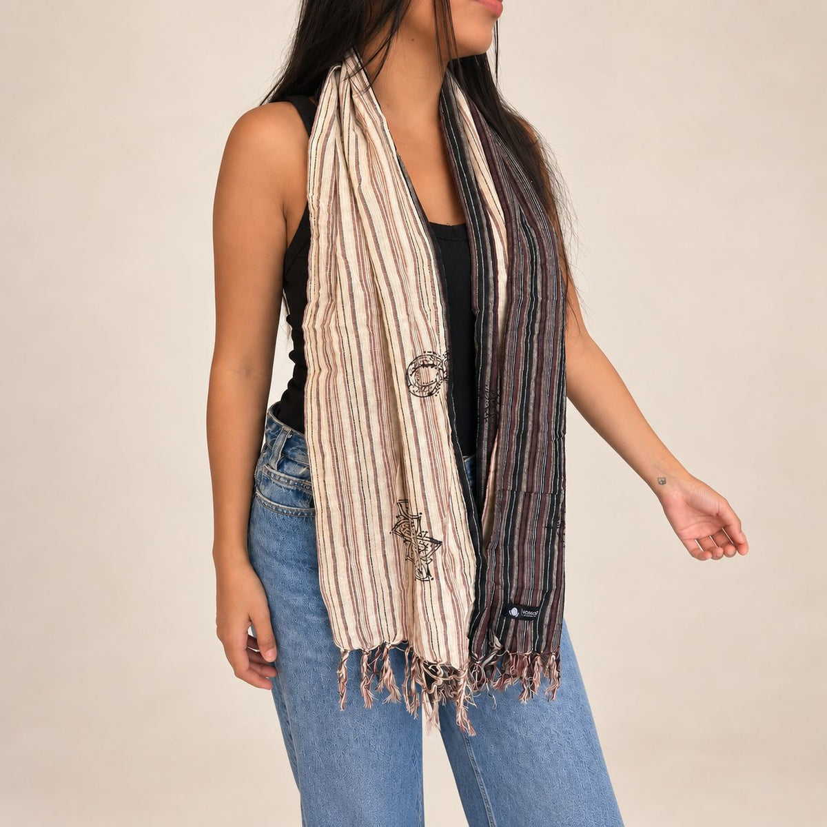 Pañuelo Nomad Sari 170 × 50 cm – Nomad Compass