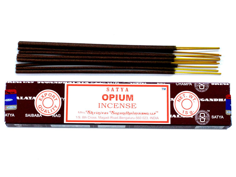 Incienso Satya Opio – Varillas, 15 g
