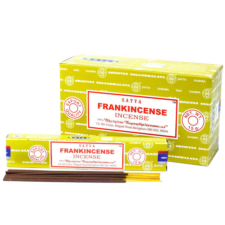 Incienso Satya Frankincense – Varillas, 15 g