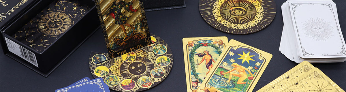 Tarot con lámina rubí – Con folleto y caja rosa