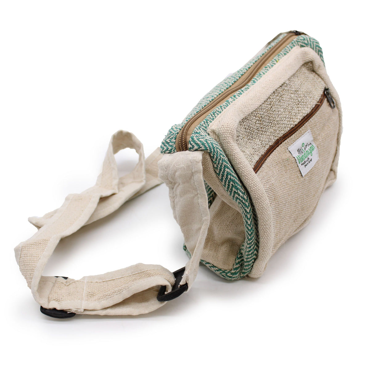 Bolso Messenger de cáñamo y algodón